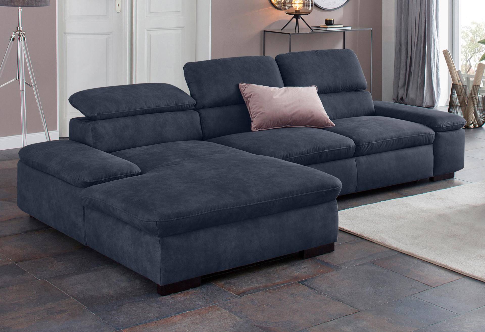 Home affaire Ecksofa »Alberto L-Form«, mit Kopfteilverstellung, wahlweise mit Bettfunktion Home affaire Ecksofa »Alberto L-Form«, mit Kopfteilverstellung, wahlweise mit Bettfunktion von home affaire