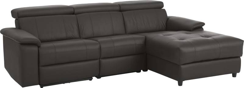 Home affaire Ecksofa »Binado, L-Form,«, mit manueller oder elektrischer Relaxfunktion mit USB-Anschluss von home affaire