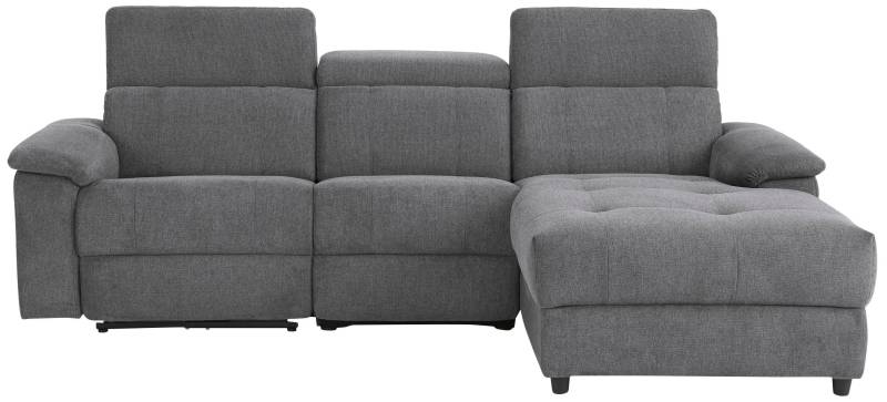 Home affaire Ecksofa »Binado, L-Form,«, mit manueller oder elektrischer Relaxfunktion mit USB-Anschluss von home affaire
