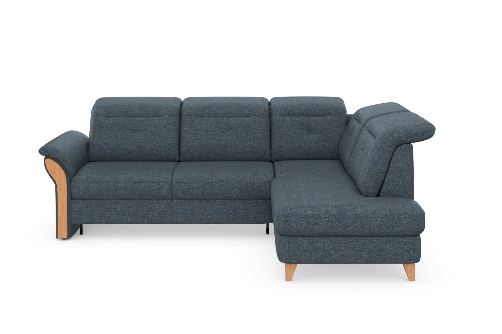 Home affaire Ecksofa »Dangast L-Form«, Kopfteilverstellung, wahlweise mit motorischer Relaxfunktion von home affaire