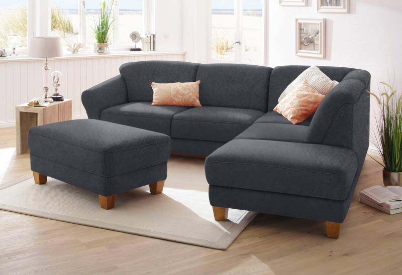 Home affaire Ecksofa »Gotland L-Form«, wahlweise mit Sitztiefenverstellung + Bettkasten von home affaire
