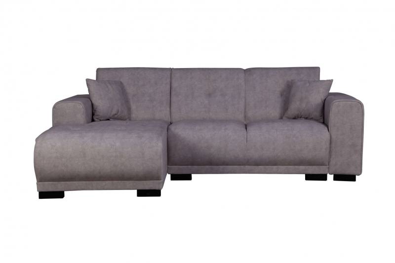 Home affaire Ecksofa »Langeland L-Form«, incl. 2 Zierkissen, Recamiere wahlweise links oder rechts von home affaire