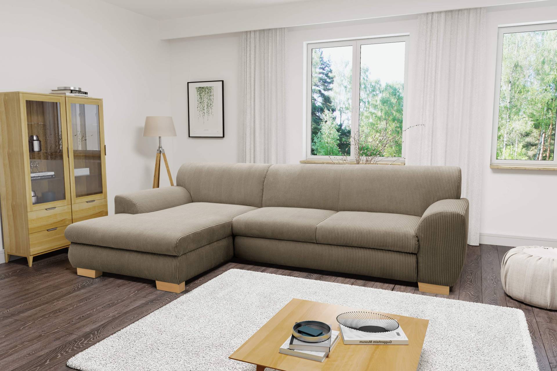 Home affaire Ecksofa »Nika L-Form« von home affaire