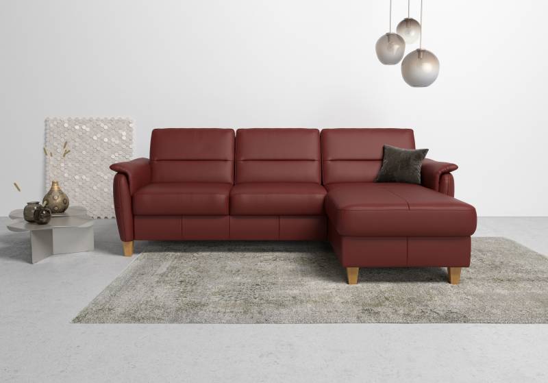 Home affaire Ecksofa »Palmera L-Form«, Federkern, wahlweise mit Bettfunktion und mit/ohne Bettkasten von home affaire