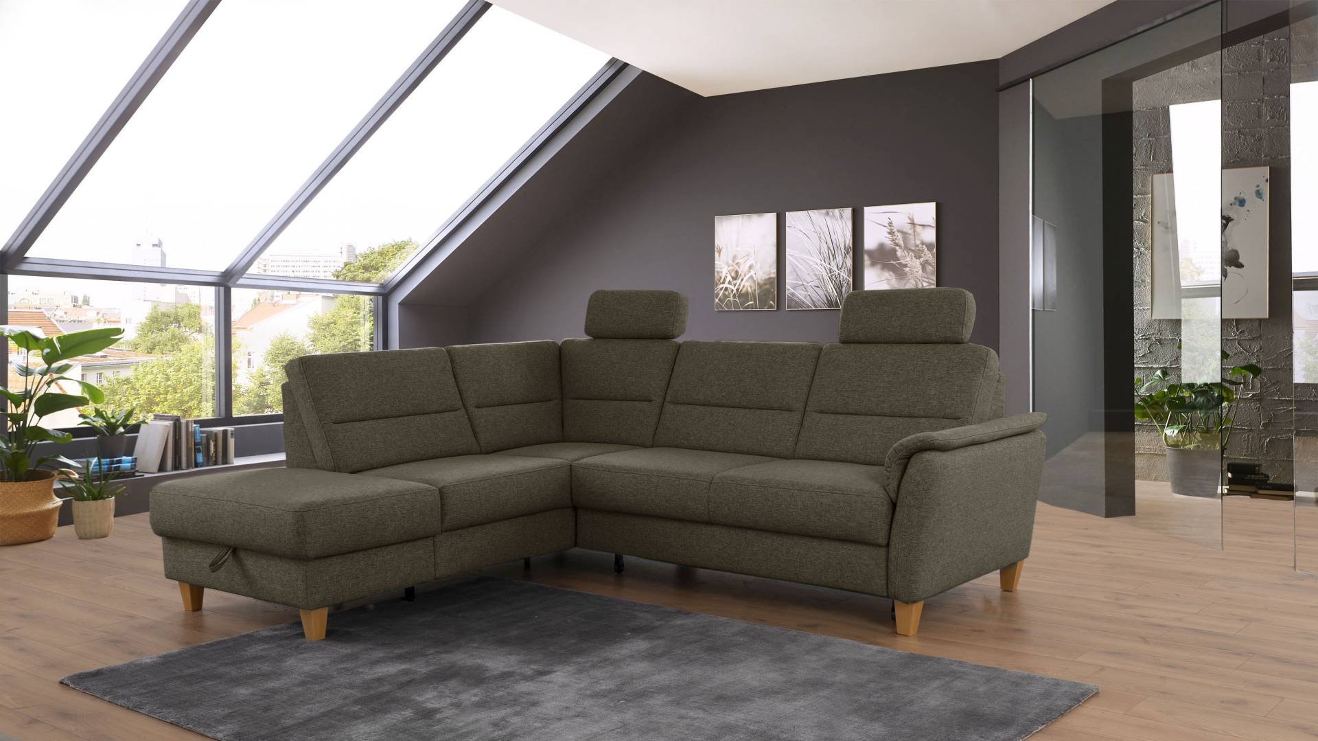 Home affaire Ecksofa »Palmera L-Form« von home affaire