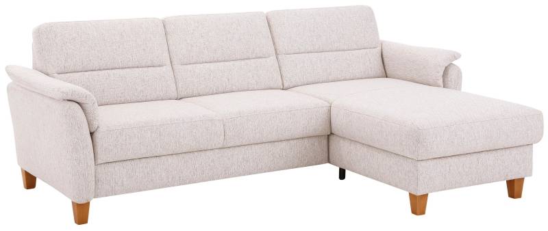 Home affaire Ecksofa »Palmera L-Form«, Federkern, wahlweise mit Bettfunktion und mit/ohne Bettkasten von home affaire
