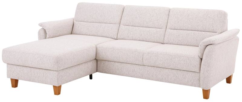 Home affaire Ecksofa »Palmera L-Form«, Federkern, wahlweise mit Bettfunktion und mit/ohne Bettkasten von home affaire