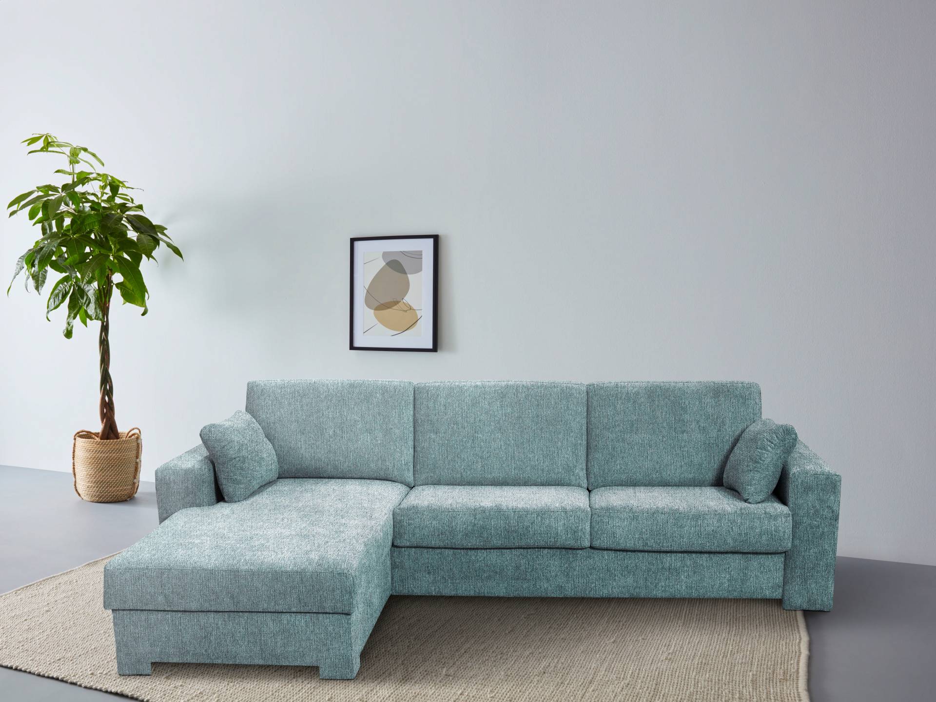 Home affaire Ecksofa »Roma "M" Matratzenhöhe 14 cm, Dauerschlaffunktion, mit Unterfederung,«, Liegemasse ca 143x198 cm, L-Form Home affaire Ecksofa »Roma "M" Matratzenhöhe 14 cm, Dauerschlaffunktion, mit Unterfederung,«, Liegemasse ca 143x198 cm, L-Form von home affaire