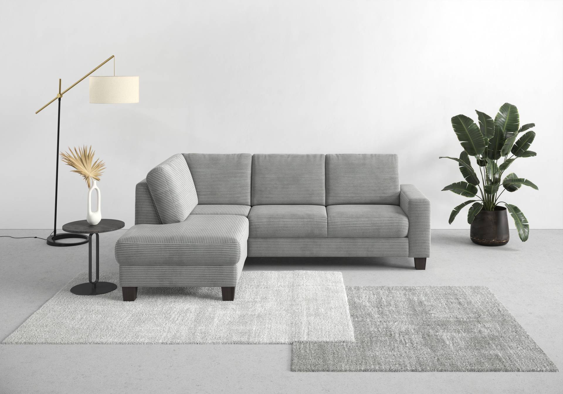 Home affaire Ecksofa »Summer L-Form«, mit Ottomane, mit oder ohne Bettfunktion und Bettkasten, Cord-Bezug Home affaire Ecksofa »Summer L-Form«, mit Ottomane, mit oder ohne Bettfunktion und Bettkasten, Cord-Bezug von home affaire