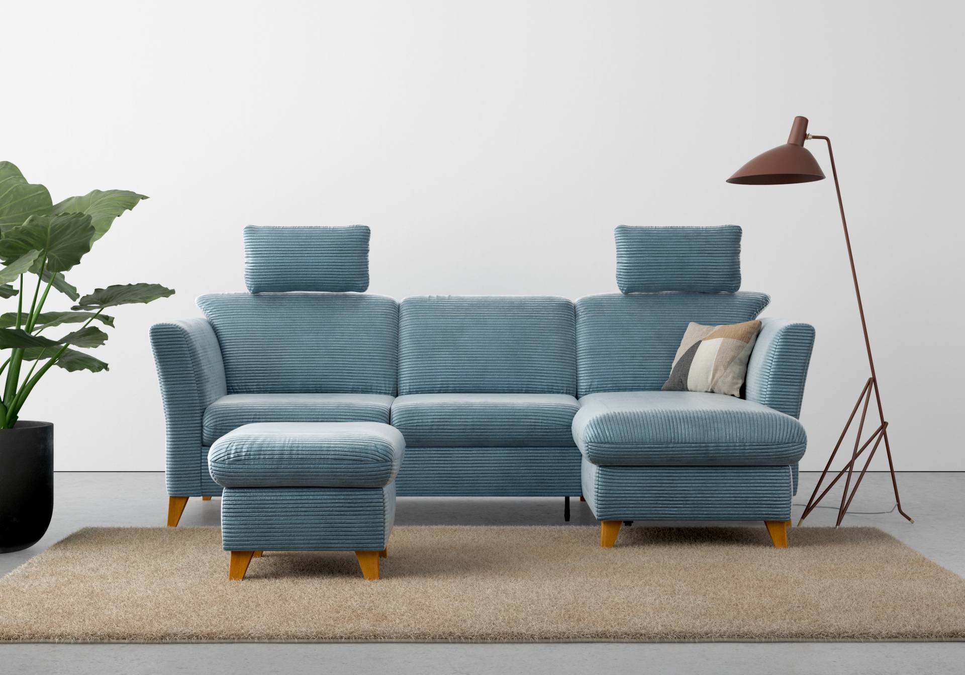 Home affaire Ecksofa »Trelleborg L-Form«, wahlweise mit Bettfunktion und Bettkasten, inkl. Federkern-Polsterung Home affaire Ecksofa »Trelleborg L-Form«, wahlweise mit Bettfunktion und Bettkasten, inkl. Federkern-Polsterung von home affaire