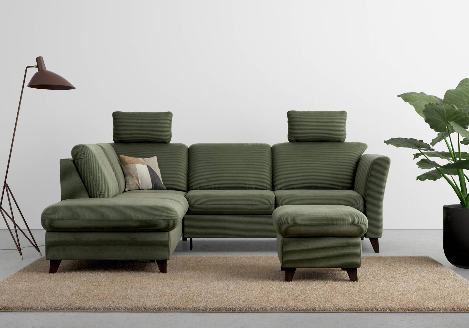 Home affaire Ecksofa »Trelleborg L-Form«, wahlweise mit Bettfunktion und Bettkasten, inkl. Federkern-Polsterung Home affaire Ecksofa »Trelleborg L-Form«, wahlweise mit Bettfunktion und Bettkasten, inkl. Federkern-Polsterung von home affaire