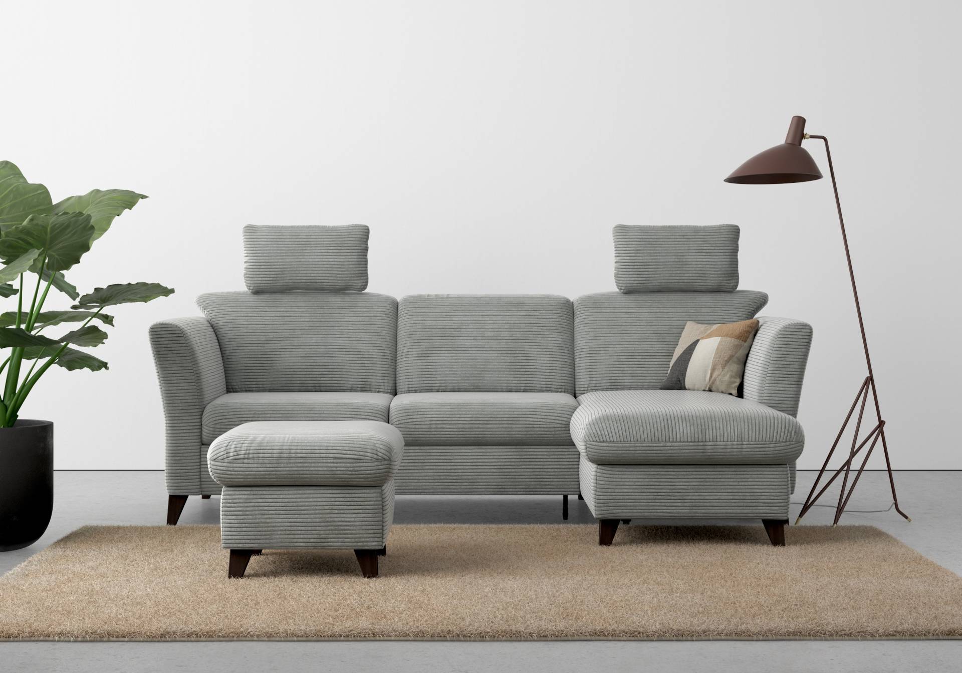 Home affaire Ecksofa »Trelleborg L-Form«, wahlweise mit Bettfunktion und Bettkasten, inkl. Federkern-Polsterung Home affaire Ecksofa »Trelleborg L-Form«, wahlweise mit Bettfunktion und Bettkasten, inkl. Federkern-Polsterung von home affaire