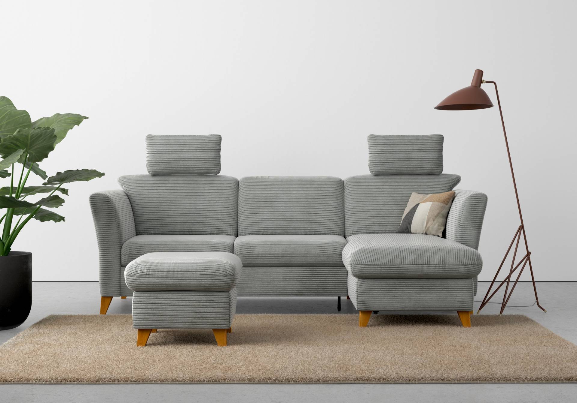Home affaire Ecksofa »Trelleborg L-Form«, wahlweise mit Bettfunktion und Bettkasten, inkl. Federkern-Polsterung Home affaire Ecksofa »Trelleborg L-Form«, wahlweise mit Bettfunktion und Bettkasten, inkl. Federkern-Polsterung von home affaire