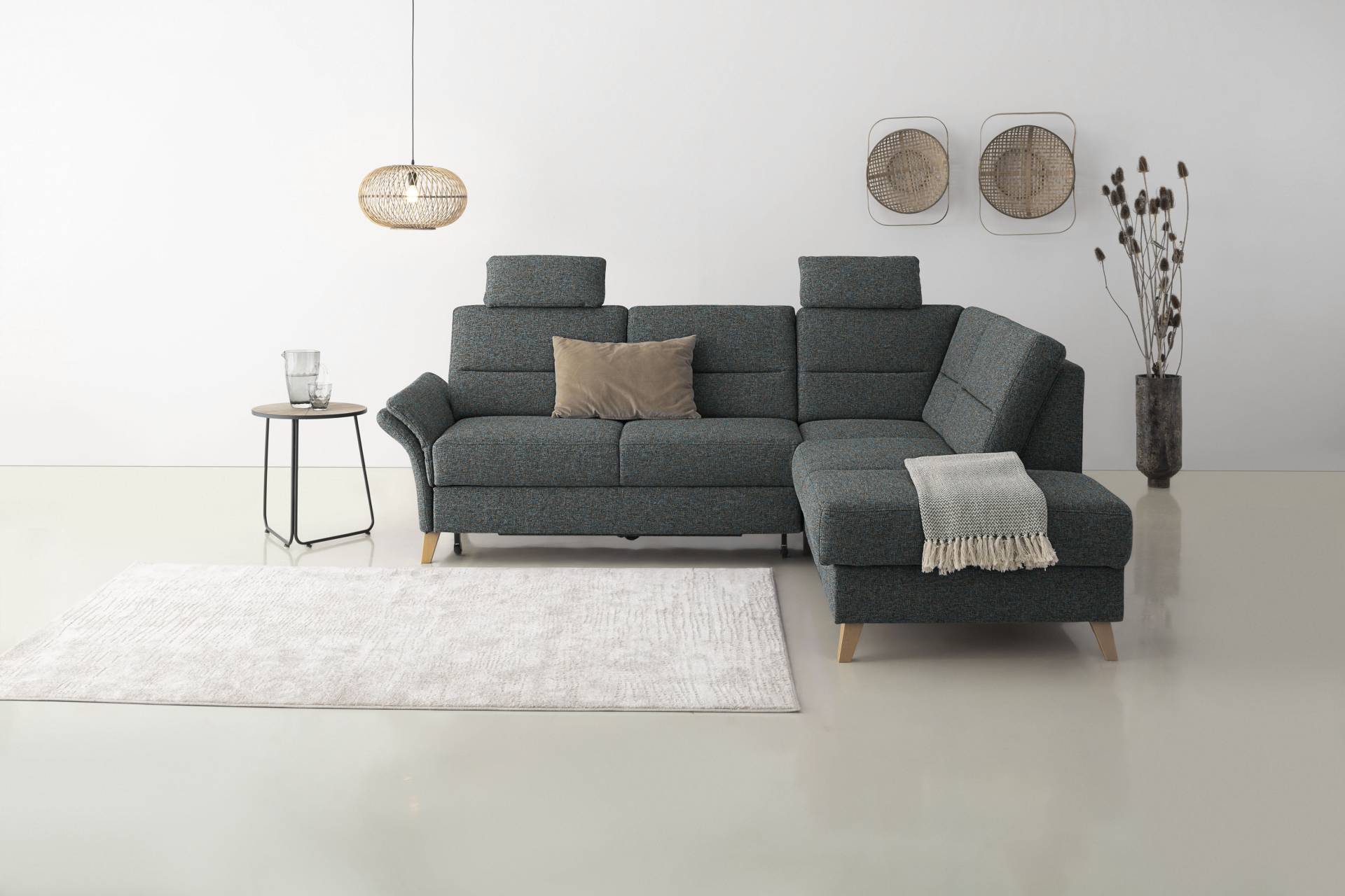 Home affaire Ecksofa »Westerland L-Form«, Federkern-Polsterung, wahlweise mit Bettfunktion, Bettkasten Home affaire Ecksofa »Westerland L-Form«, Federkern-Polsterung, wahlweise mit Bettfunktion, Bettkasten von home affaire