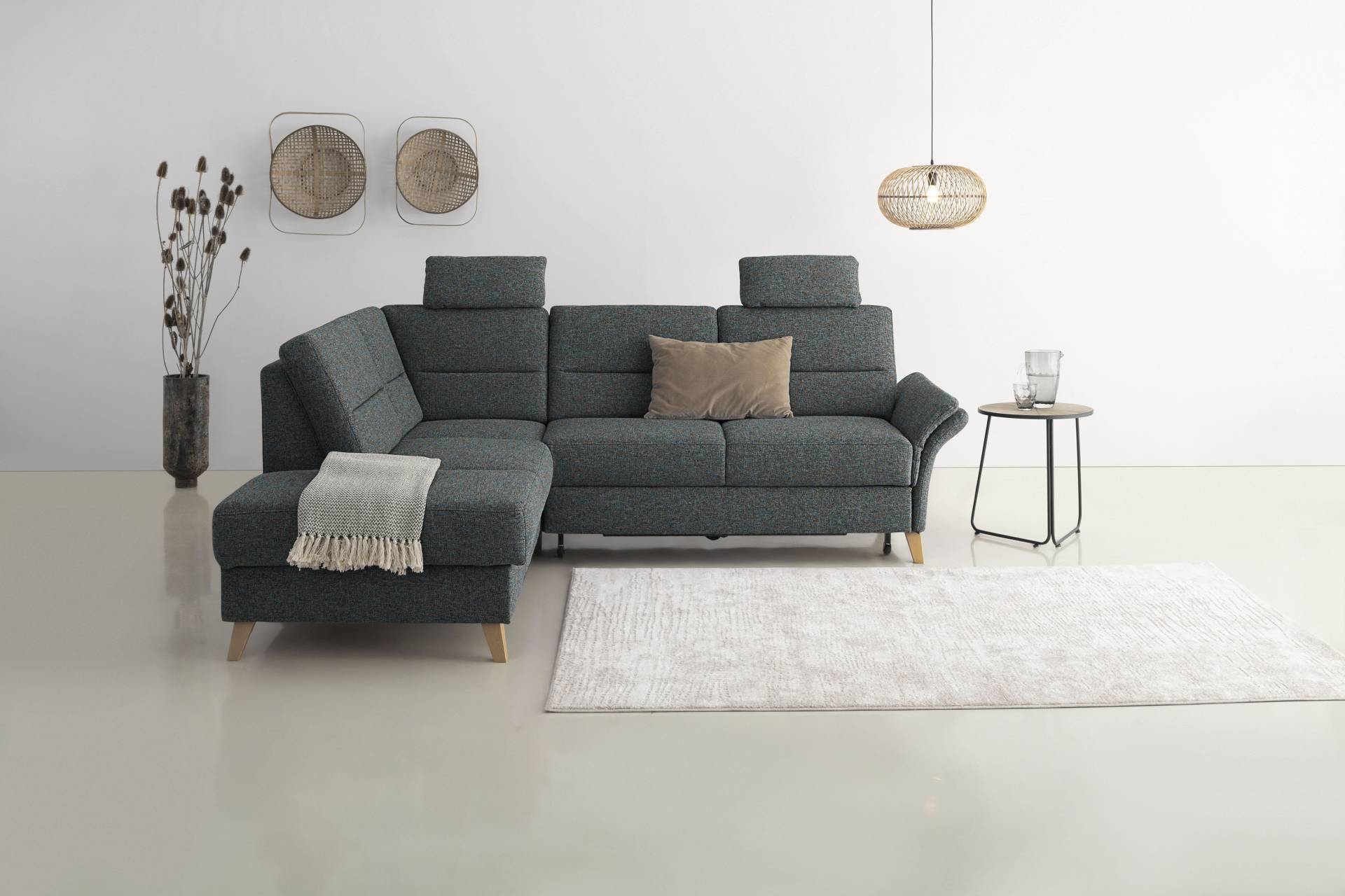 Home affaire Ecksofa »Westerland L-Form«, Federkern-Polsterung, wahlweise mit Bettfunktion, Bettkasten Home affaire Ecksofa »Westerland L-Form«, Federkern-Polsterung, wahlweise mit Bettfunktion, Bettkasten von home affaire