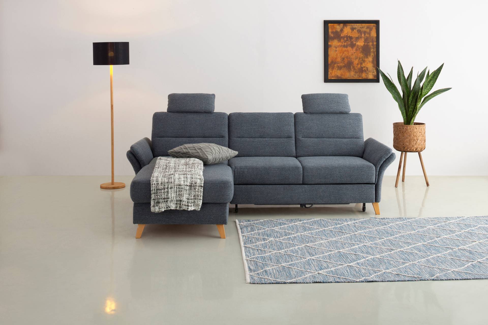 Home affaire Ecksofa »Westerland L-Form«, Federkern-Polsterung, wahlweise mit Bettfunktion, Bettkasten Home affaire Ecksofa »Westerland L-Form«, Federkern-Polsterung, wahlweise mit Bettfunktion, Bettkasten von home affaire