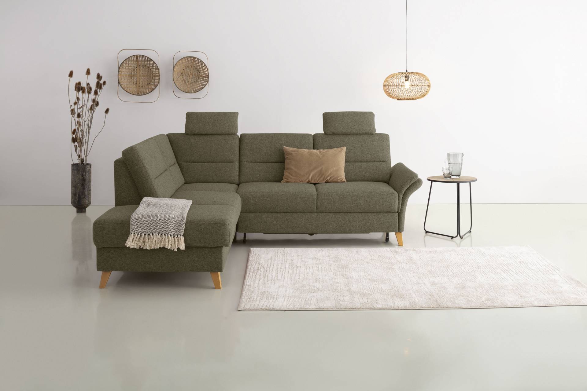 Home affaire Ecksofa »Westerland L-Form«, Federkern-Polsterung, wahlweise mit Bettfunktion, Bettkasten Home affaire Ecksofa »Westerland L-Form«, Federkern-Polsterung, wahlweise mit Bettfunktion, Bettkasten von home affaire