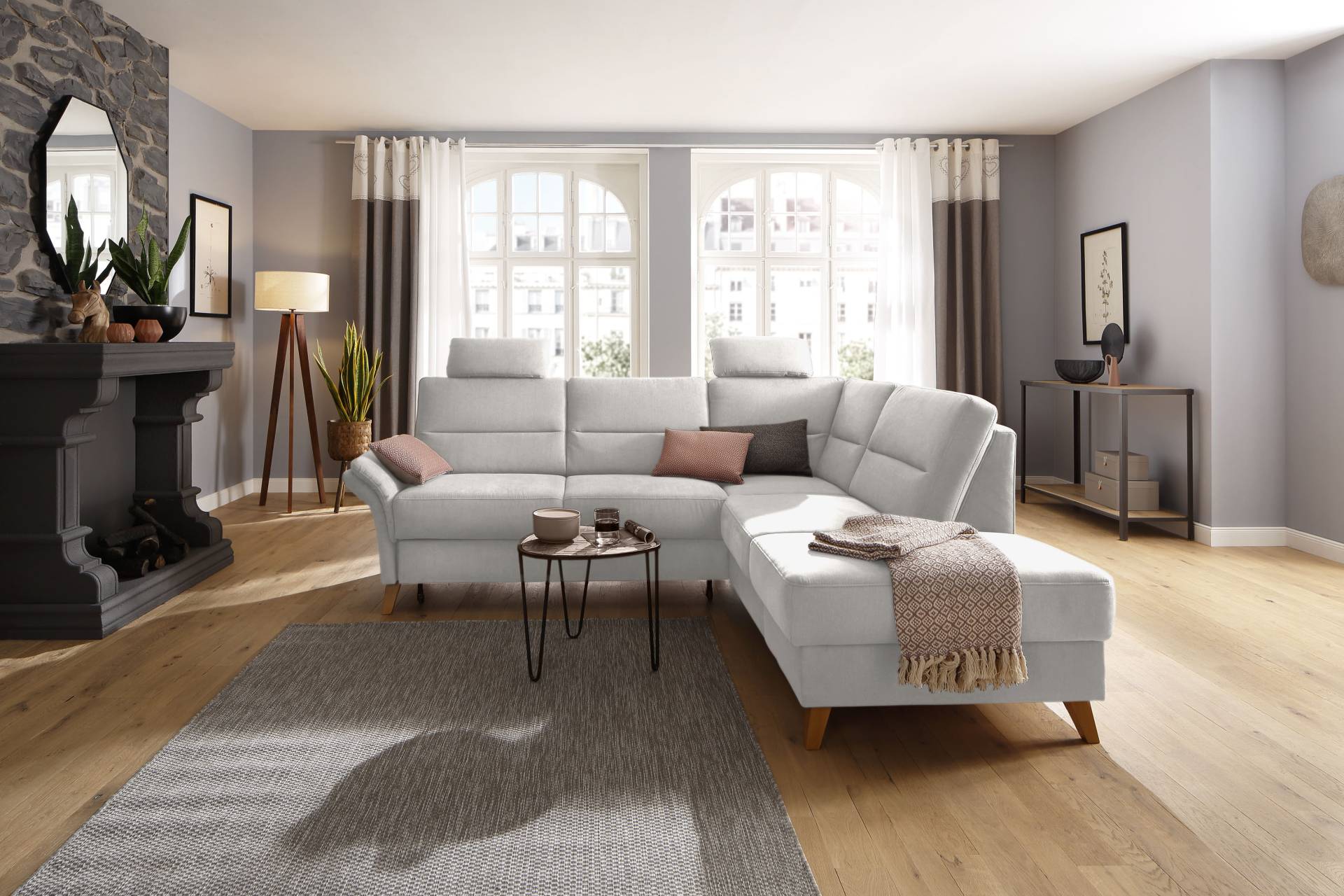Home affaire Ecksofa »Westerland L-Form«, Federkern-Polsterung, wahlweise mit Bettfunktion, Bettkasten Home affaire Ecksofa »Westerland L-Form«, Federkern-Polsterung, wahlweise mit Bettfunktion, Bettkasten von home affaire