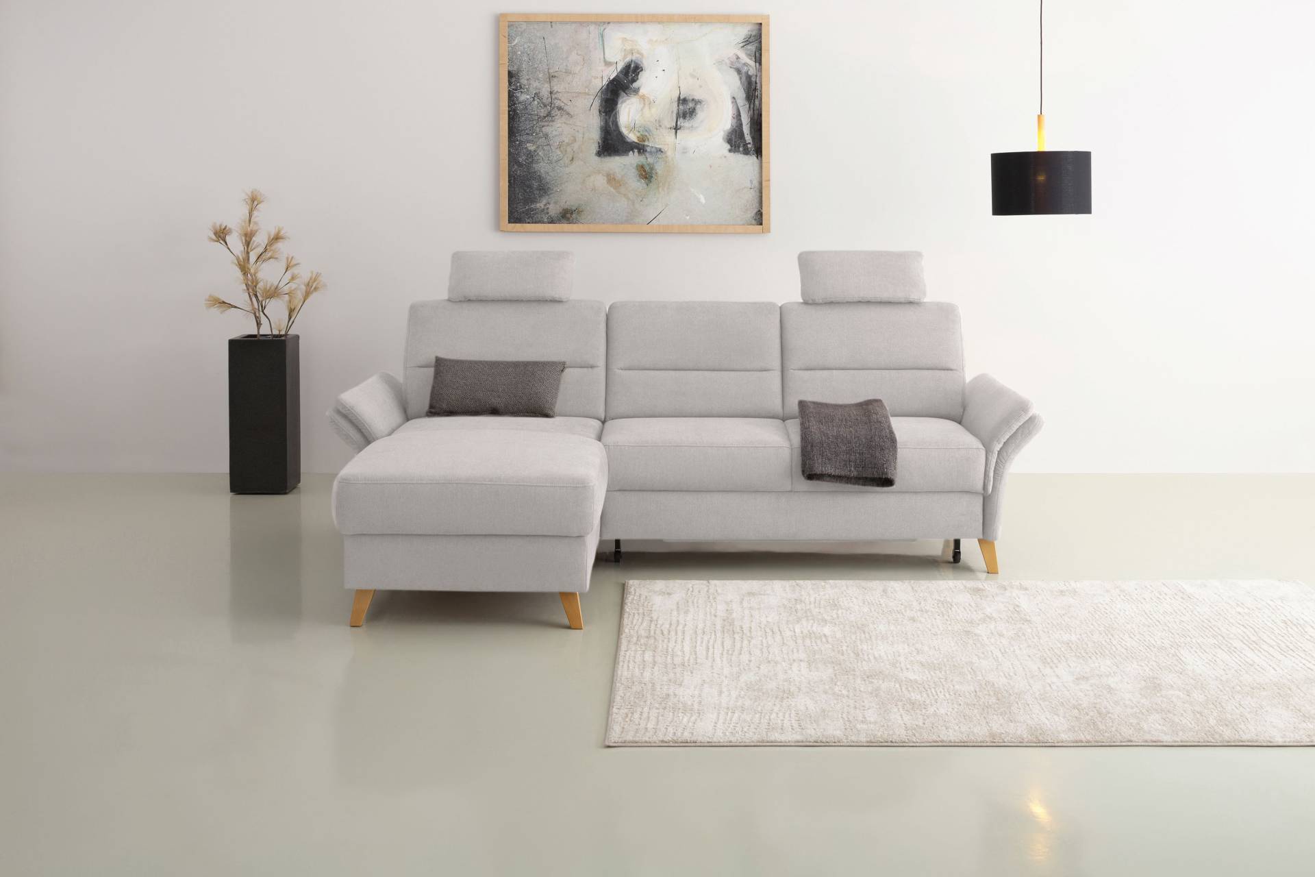 Home affaire Ecksofa »Westerland L-Form«, Federkern-Polsterung, wahlweise mit Bettfunktion, Bettkasten Home affaire Ecksofa »Westerland L-Form«, Federkern-Polsterung, wahlweise mit Bettfunktion, Bettkasten von home affaire