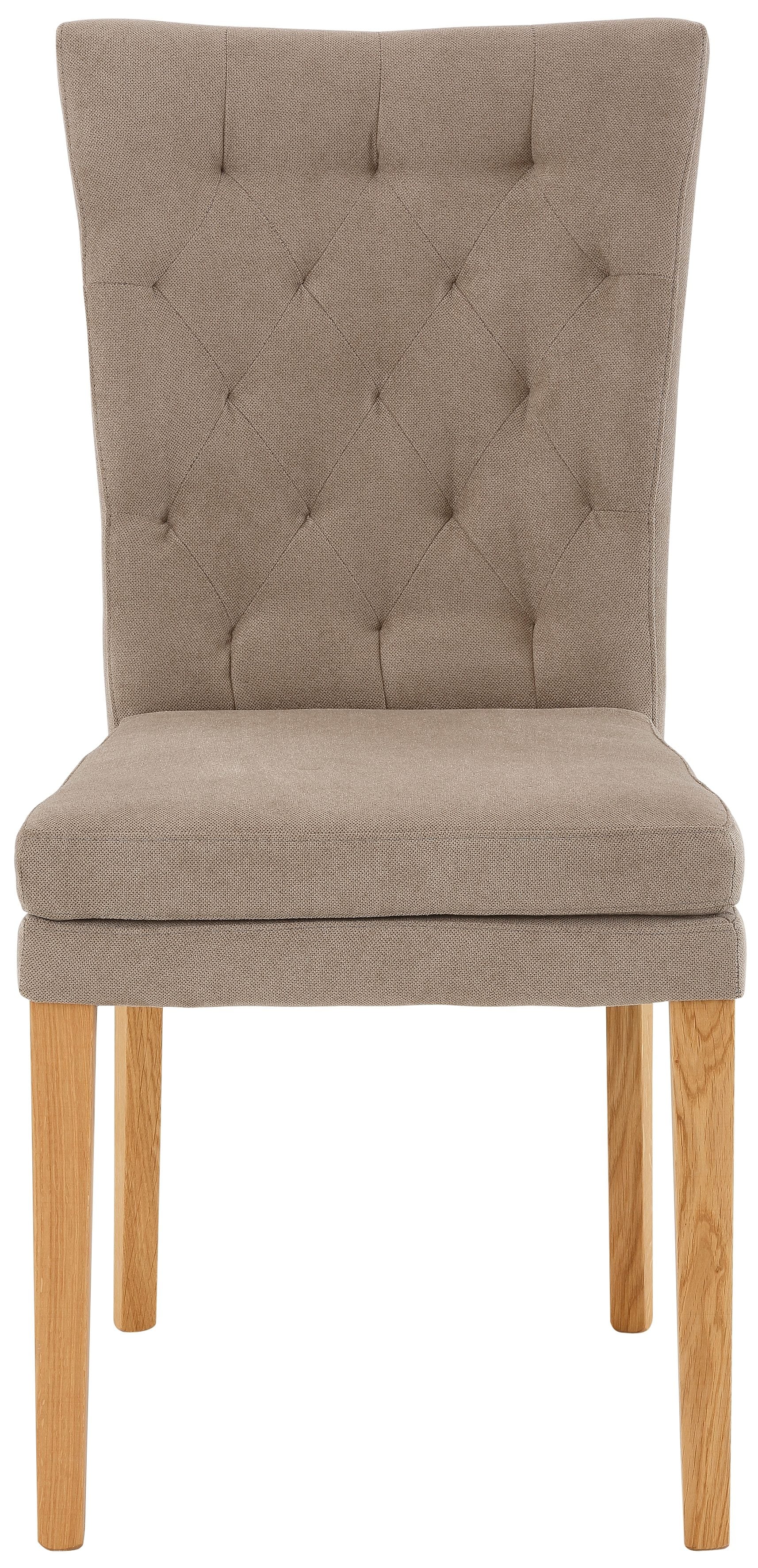 Home affaire Esszimmerstuhl »Colorado BESTSELLER Polsterstuhl«, (Set), 6 St., Luxus-Microfaser, Beine in eiche oder nussbaum. Im 2er, 4er oder 6er-Set von home affaire