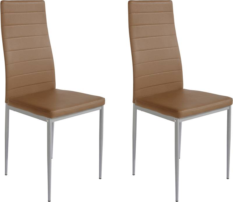 Home affaire Esszimmerstuhl »Pluto«, (Set), 2 St., Kunstleder, Bezug in Kunstleder von home affaire