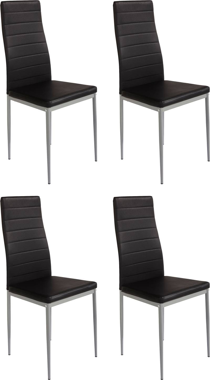 Home affaire Esszimmerstuhl »Pluto«, (Set), 4 St., Kunstleder, Bezug in Kunstleder von home affaire