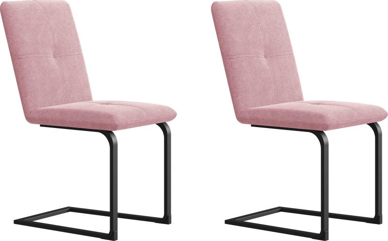 Home affaire Freischwinger »Vita«, (Set), 2 St., Microfaser, mit verschiedenen Gestellen erhältlich von home affaire
