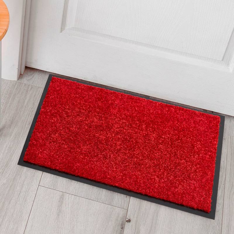 my home Fussmatte »Fresh Step, Made in Belgium«, rechteckig, 7 mm Höhe, für den Eingangsbereich, Uni-Farben, rutschhemmend, robust, waschbar von My Home