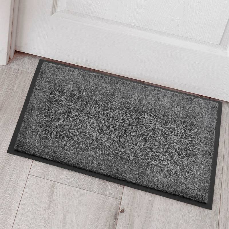 my home Fussmatte »Fresh Step, Made in Belgium«, rechteckig, 7 mm Höhe, für den Eingangsbereich, Uni-Farben, rutschhemmend, robust, waschbar von My Home