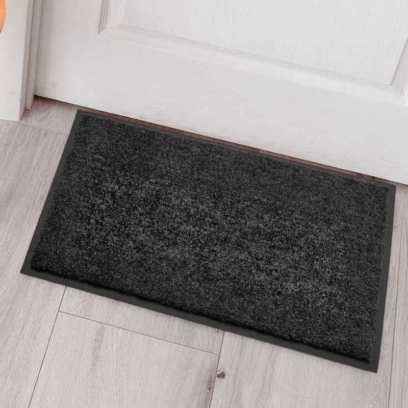 my home Fussmatte »Fresh Step, Made in Belgium«, rechteckig, 7 mm Höhe, für den Eingangsbereich, Uni-Farben, rutschhemmend, robust, waschbar von My Home