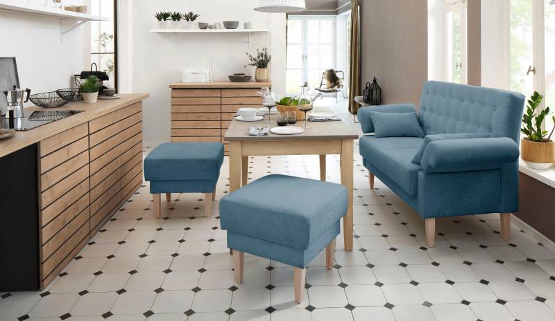 Home affaire Hocker »Scalea«, mit Federkern-Polsterung von home affaire
