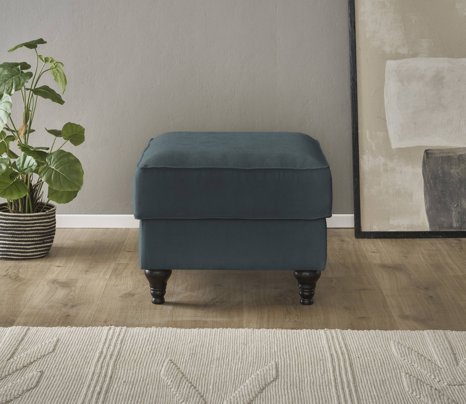 Home affaire Hocker »WESTMINSTER«, mit Federkern-Polsterung von home affaire