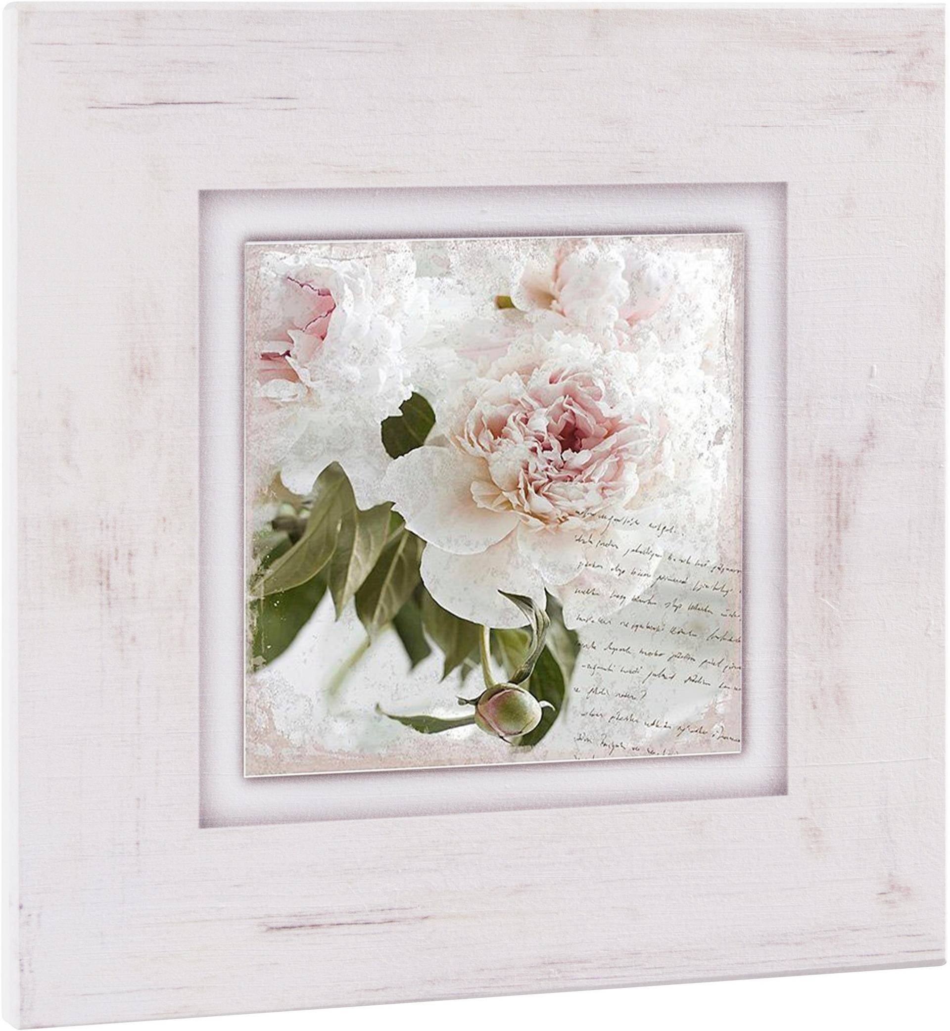 Home affaire Holzbild »Rosa Blume« von home affaire