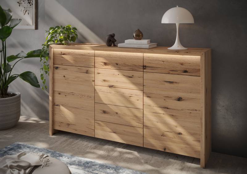 Home affaire Kombikommode »Ambroise«, Breite 188cm, inkl. LED-Beleuchtung von home affaire