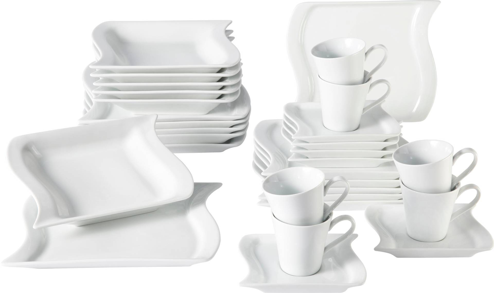 Home affaire Kombiservice »Geschirr-Set, Service Marchetto«, (Set, 30 tlg.) von home affaire