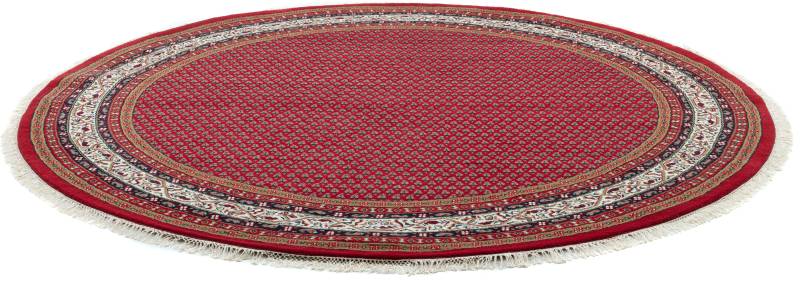 my home Orientteppich »Levin«, rund, 12 mm Höhe, handgeknüpft, mit Fransen, ideal im Wohnzimmer & Schlafzimmer von My Home