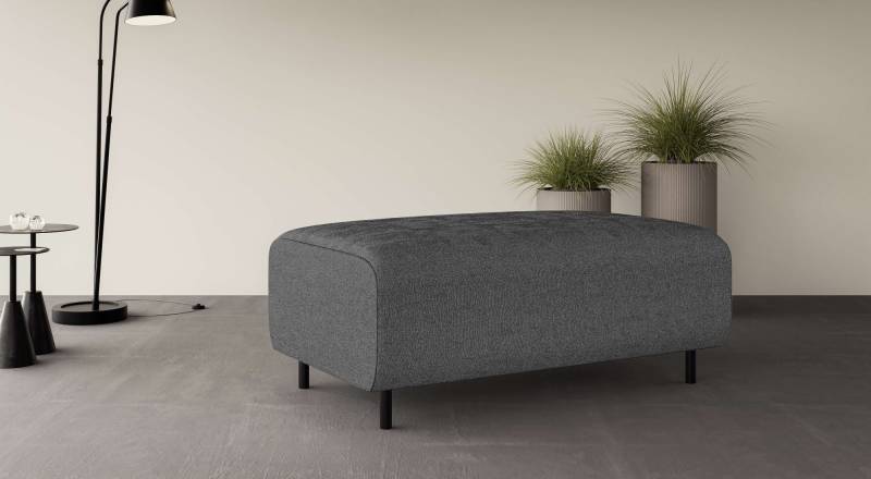 Home affaire Polsterhocker »ARROS gross mit Wellenunterfederung, Masse B/T/H: 120/70/46 cm«, passend zur Serie, in hochwertiger Verarbeitung von home affaire