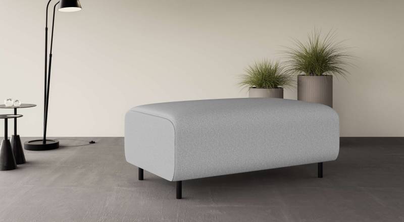 Home affaire Polsterhocker »ARROS gross mit Wellenunterfederung, Masse B/T/H: 120/70/46 cm«, passend zur Serie, in hochwertiger Verarbeitung von home affaire