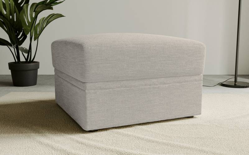 Home affaire Polsterhocker »Lavars Schlafsofa«, mit Bonellfedern, mit Stauraum, in zwei Bezugsqualitäten von home affaire