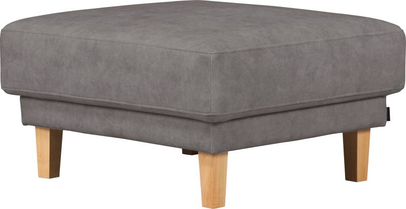 Home affaire Polsterhocker »TRIPLO passend zur Serie, Masse B/T/H: 82/72/46 cm«, mit Wellenunterfederung, in hochwertiger Verarbeitung von home affaire