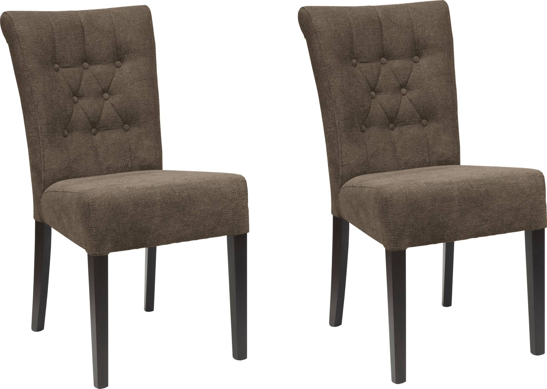 Home affaire Esszimmerstuhl »Queen BESTSELLER«, (Set), 4 St., Feinstruktur, Polsterstuhl mit Knopfheftung, 2er, 4er oder 6er Set Home affaire Esszimmerstuhl »Queen BESTSELLER«, (Set), 4 St., Feinstruktur, Polsterstuhl mit Knopfheftung, 2er, 4er oder 6er Set von home affaire