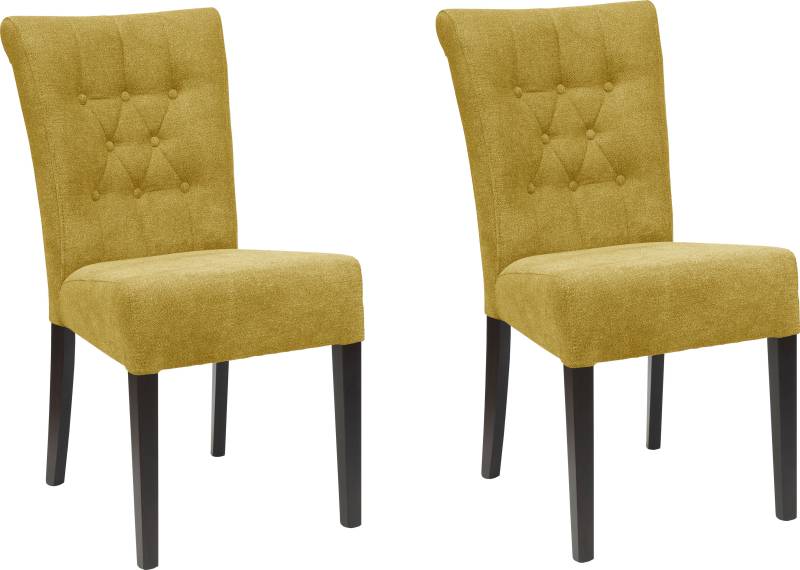 Home affaire Esszimmerstuhl »Queen BESTSELLER«, (Set), 4 St., Feinstruktur, Polsterstuhl mit Knopfheftung, 2er, 4er oder 6er Set von home affaire