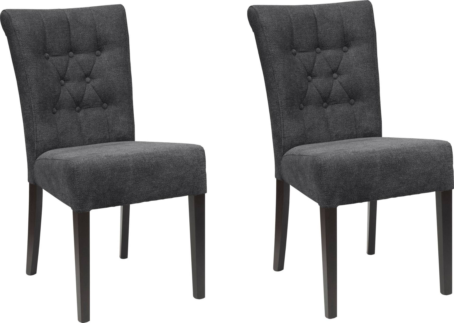 Home affaire Esszimmerstuhl »Queen BESTSELLER«, (Set), 4 St., Feinstruktur, Polsterstuhl mit Knopfheftung, 2er, 4er oder 6er Set Home affaire Esszimmerstuhl »Queen BESTSELLER«, (Set), 4 St., Feinstruktur, Polsterstuhl mit Knopfheftung, 2er, 4er oder 6er Set von home affaire