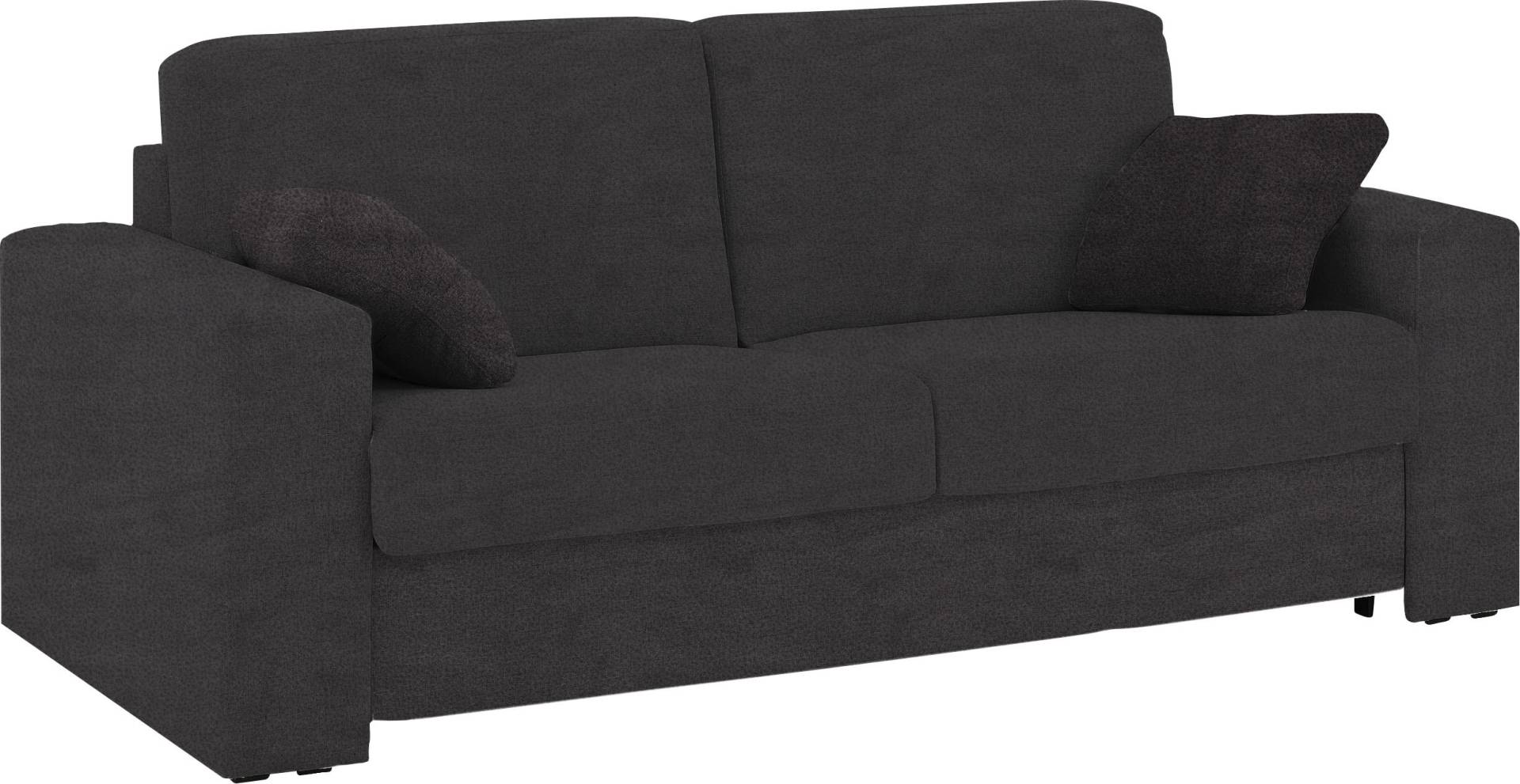 Home affaire Schlafsofa »Roma Matratzenhöhe 14 cm«, Dauerschlaffunktion, mit Unterfederung, Lattenrost, Matratze von home affaire