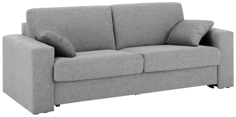 Home affaire Schlafsofa »Roma Matratzenhöhe 14 cm«, Dauerschlaffunktion, mit Unterfederung, Lattenrost, Matratze von home affaire