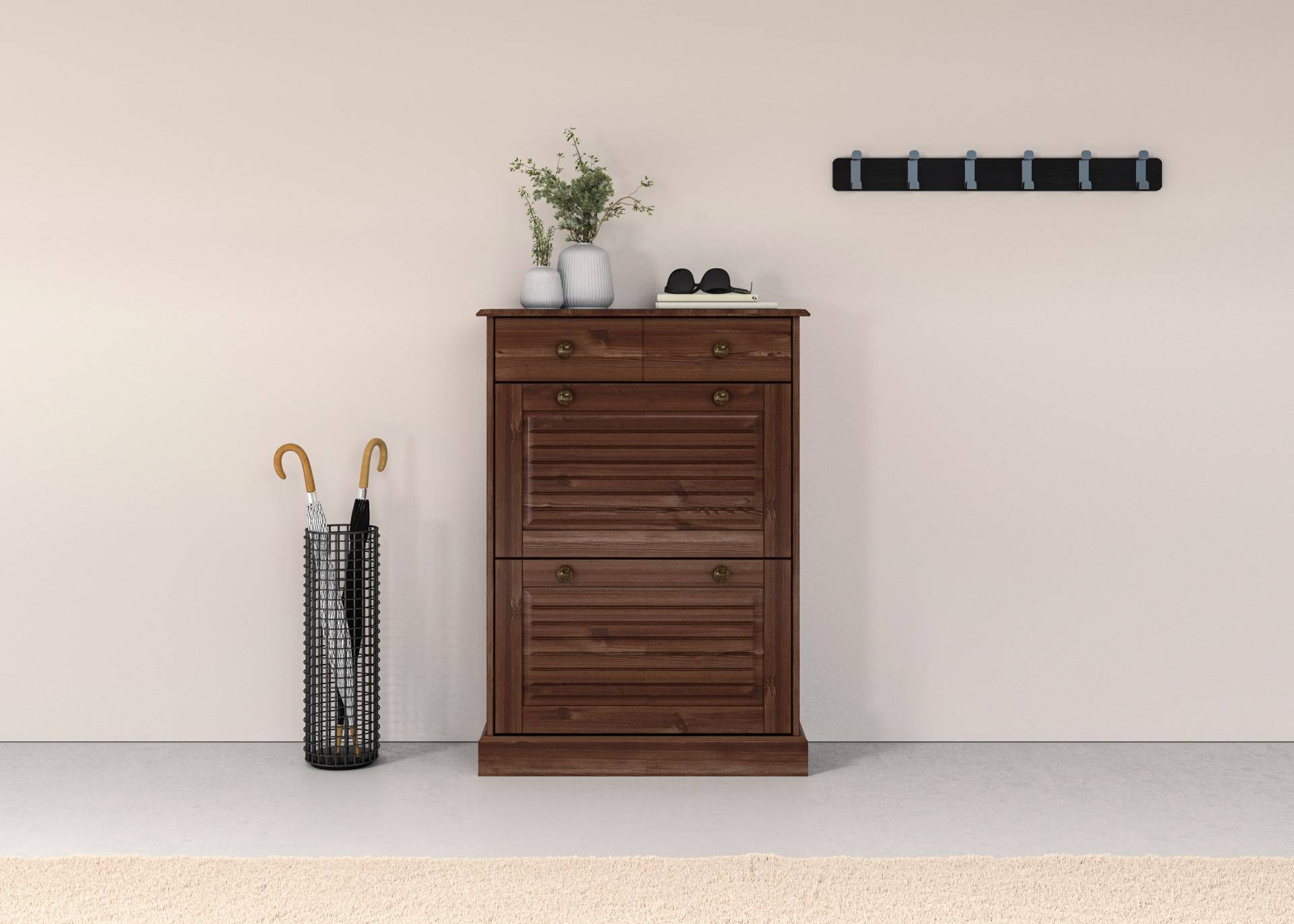 Home affaire Schuhschrank »Liotta«, Mit 2 Klappen und 1 Schublade Home affaire Schuhschrank »Liotta«, Mit 2 Klappen und 1 Schublade von home affaire