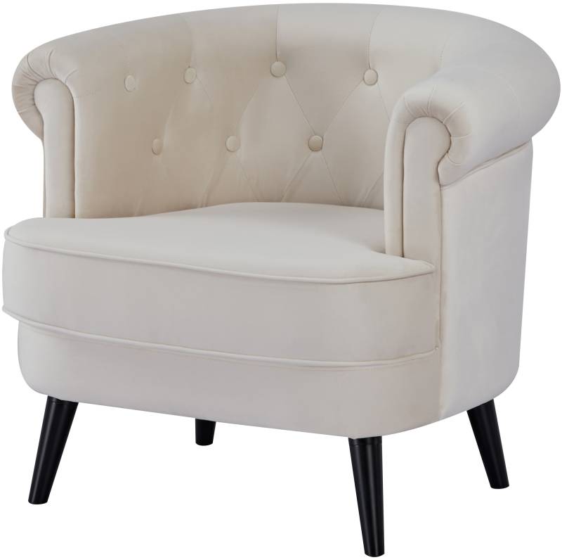 Home affaire Sessel »LIENZ traumhafter Loungesessel in Chesterfield-Optik,«, Sessel für Wohnzimmer in softem Samtvelours von home affaire