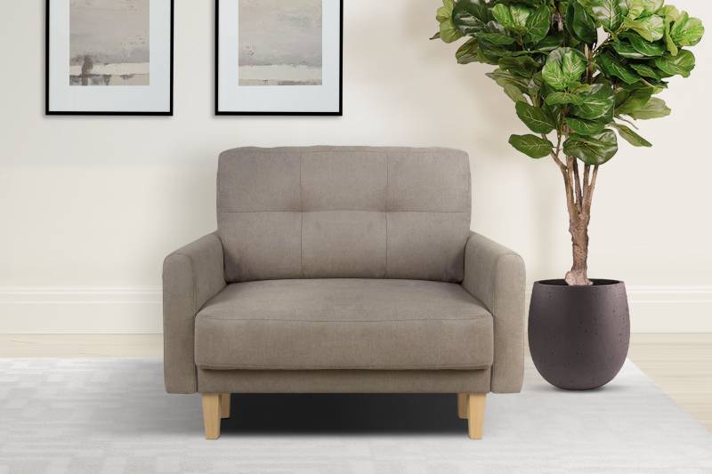 Home affaire Sessel »TRIPLO Relaxsessel mit Wellenunterfederung, Masse B/T/H: 95/100/89 cm«, Polstersessel mit Steppung im Rückenkissen, hohe Qualität von home affaire