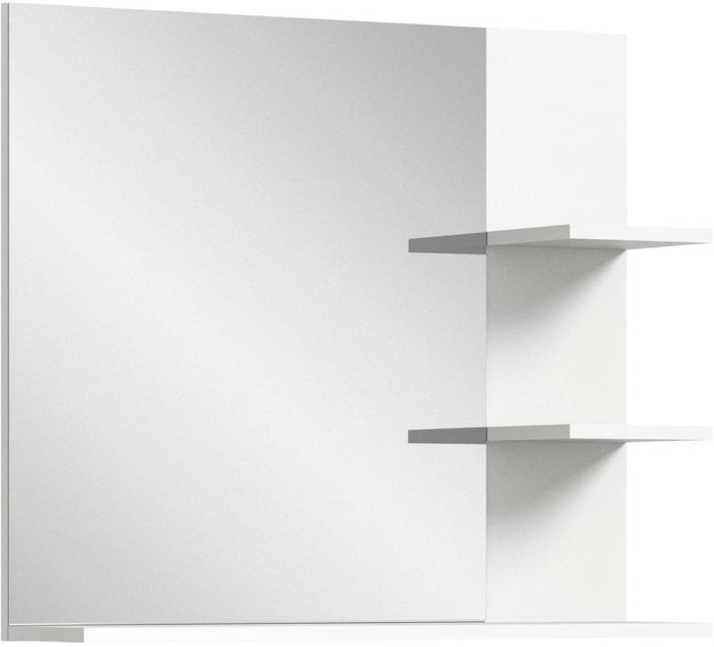 Home affaire Spiegel »Landsby, Breite 80 cm, 3 Ablageböden, hochwertiges Spiegelglas«, (1 St.), Badmöbel, Spiegel, Wandspiegel, Bad, Badezimmer von home affaire