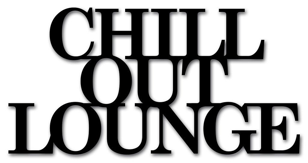 Home affaire Wandbild »Schriftzug "Chill out Lounge"«, Schriftzug von home affaire